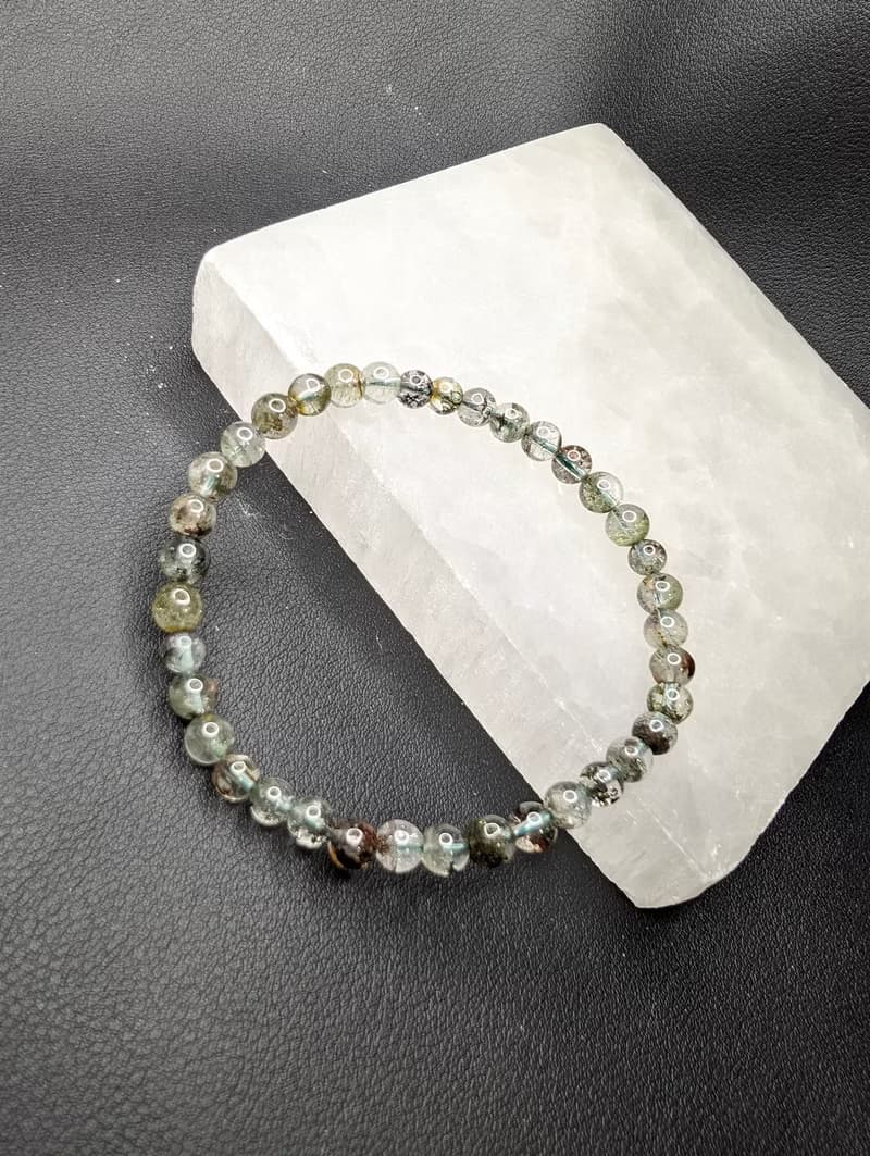 【訂製品】四季幽靈 花幽靈 彩幽靈 手串 手鍊 天然水晶 7-8mm