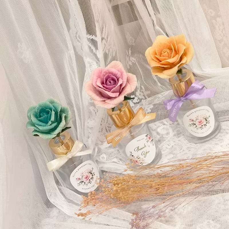 【體驗】【體驗】花蓮手作體驗石膏捏塑玫瑰花擴香瓶DIY手作體驗-小班制