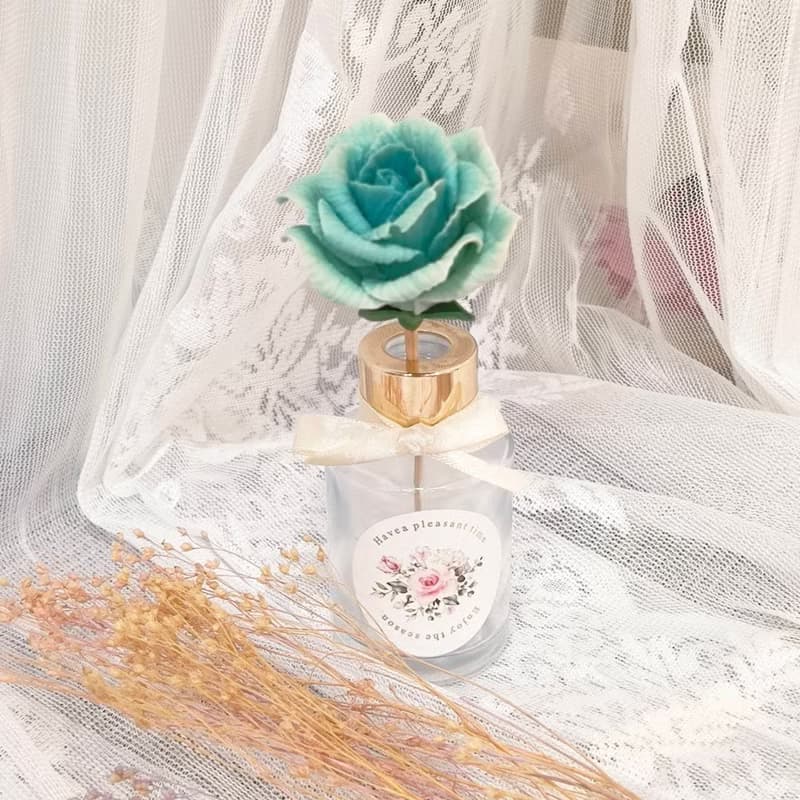 【體驗】【體驗】花蓮手作體驗石膏捏塑玫瑰花擴香瓶DIY手作體驗-小班制