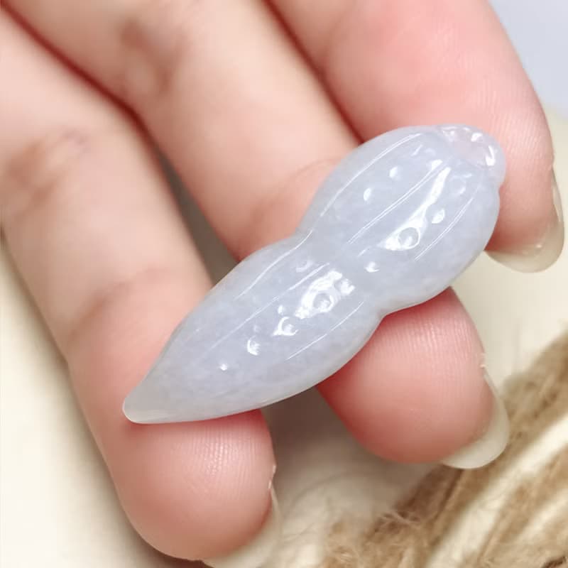 【好事花生】冰種翡翠好事花生 | 天然緬甸A貨翡翠 | 送禮