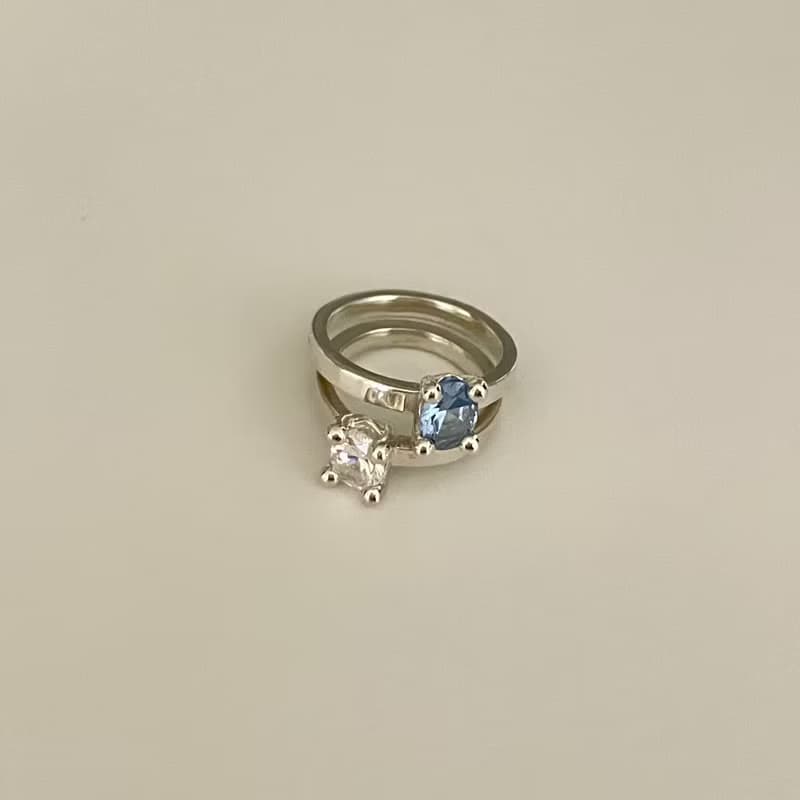 haime chloe ring (cubic 8*6mm) original silver