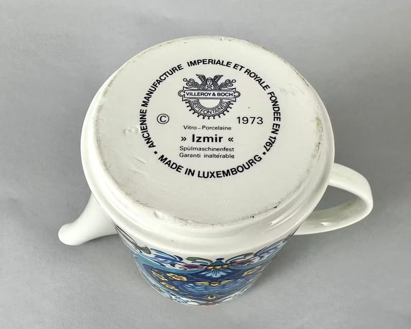 Villeroy & Boch 咖啡或茶壺伊茲密爾系列盧森堡 1973 年