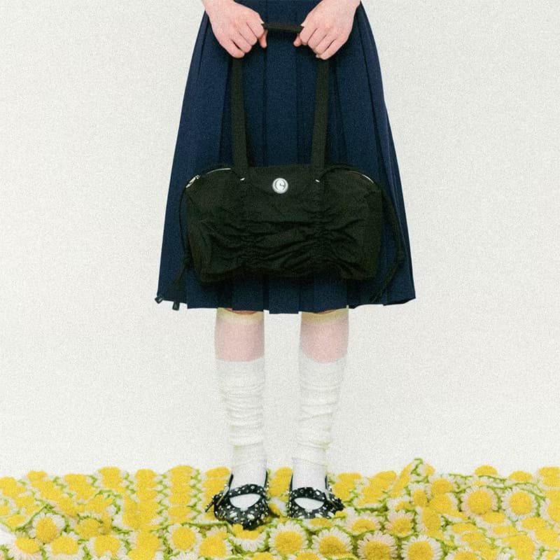 Hammer String Shoulder Bag Black