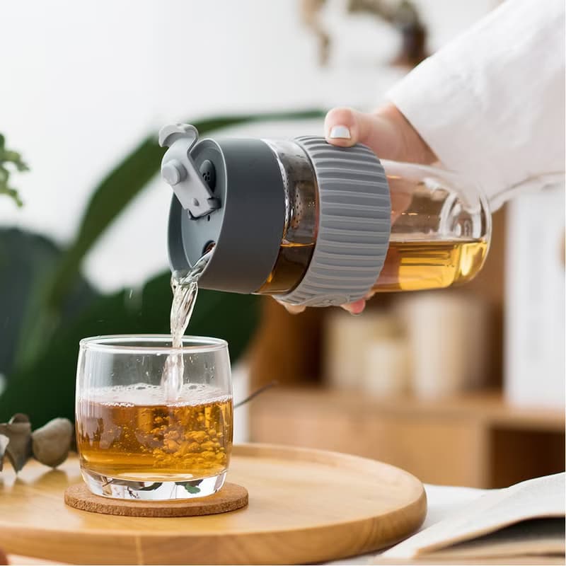 【紅點設計獎】泡茶杯 茶水分離磁吸魔力杯(濾茶球) -10oz/12oz