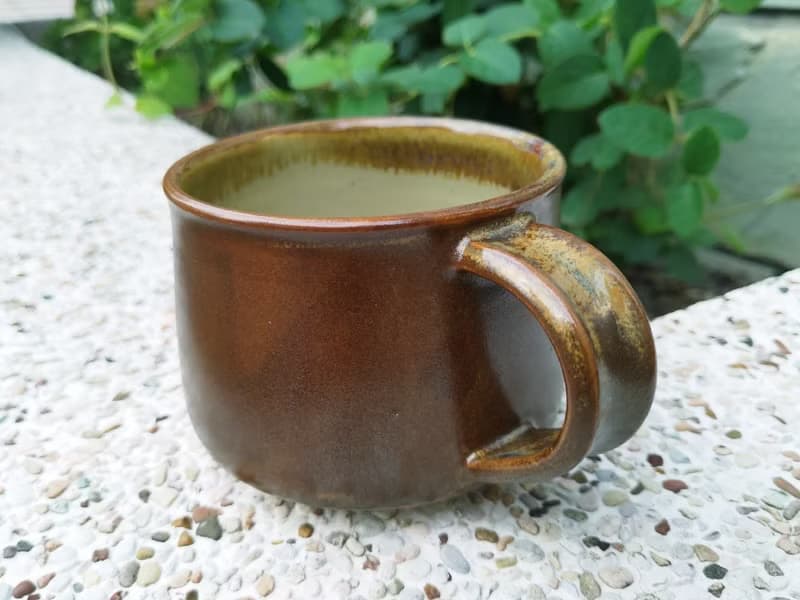 手作陶杯 | 青瓷內釉 還原燒