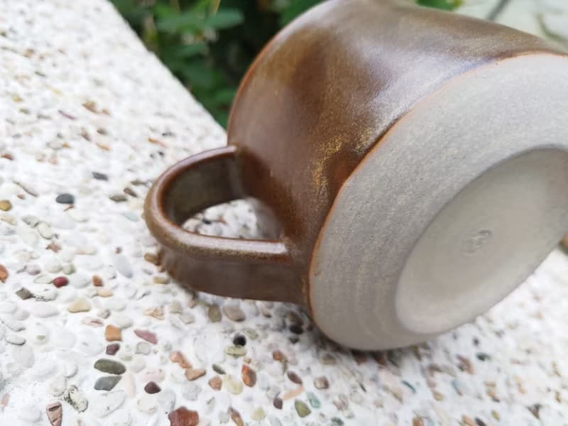 手作陶杯 | 青瓷內釉 還原燒