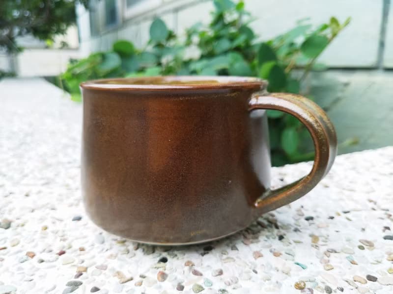 手作陶杯 | 青瓷內釉 還原燒
