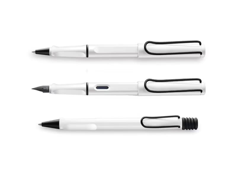 LAMY 七彩鋼筆禮盒 / safari 狩獵者系列 - 【全球獨家】- 白黑