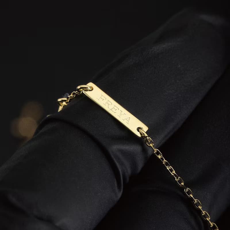 FREYA  單鑽 雛菊手鍊 設計款-純銀14k金