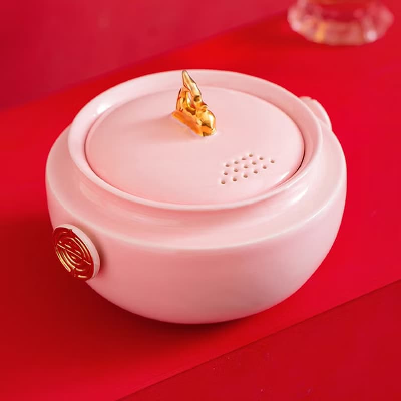 北京故宮博物院 鹿合如意隨行茶具
