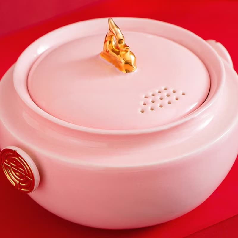 北京故宮博物院 鹿合如意隨行茶具