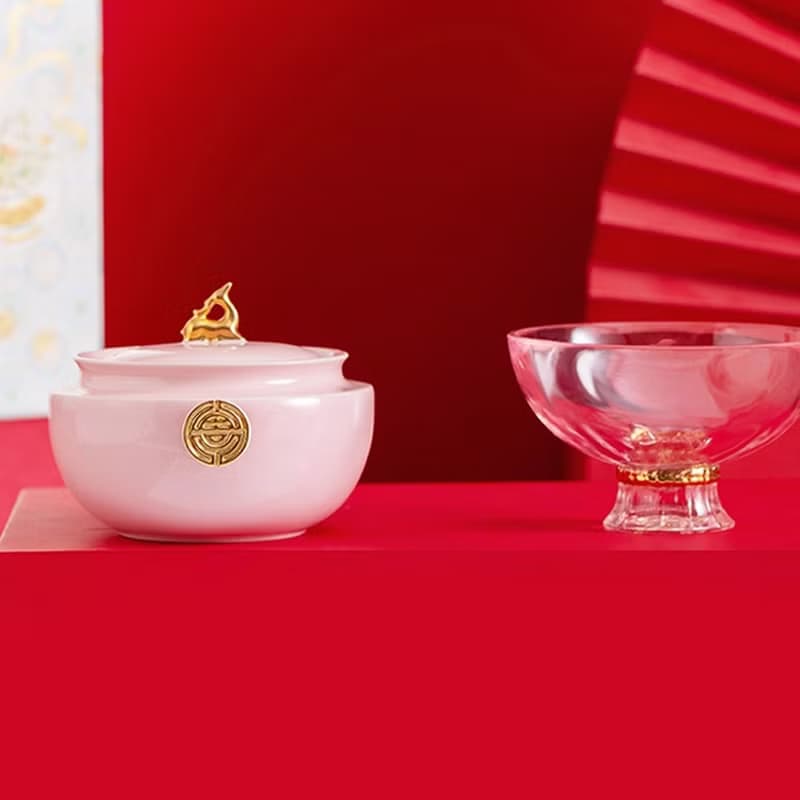 北京故宮博物院 鹿合如意隨行茶具