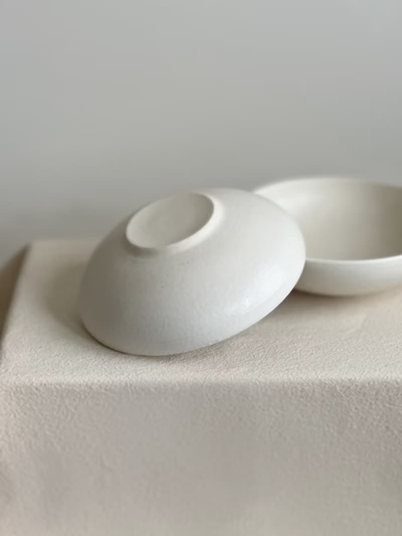 無光白 六吋深缽