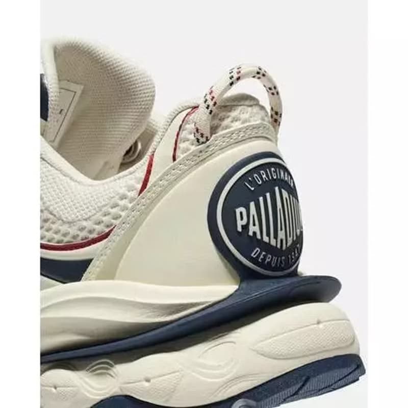 【限量】PALLADIUM PALLALOOP JG O 休閒鞋 米白紅藍 09319