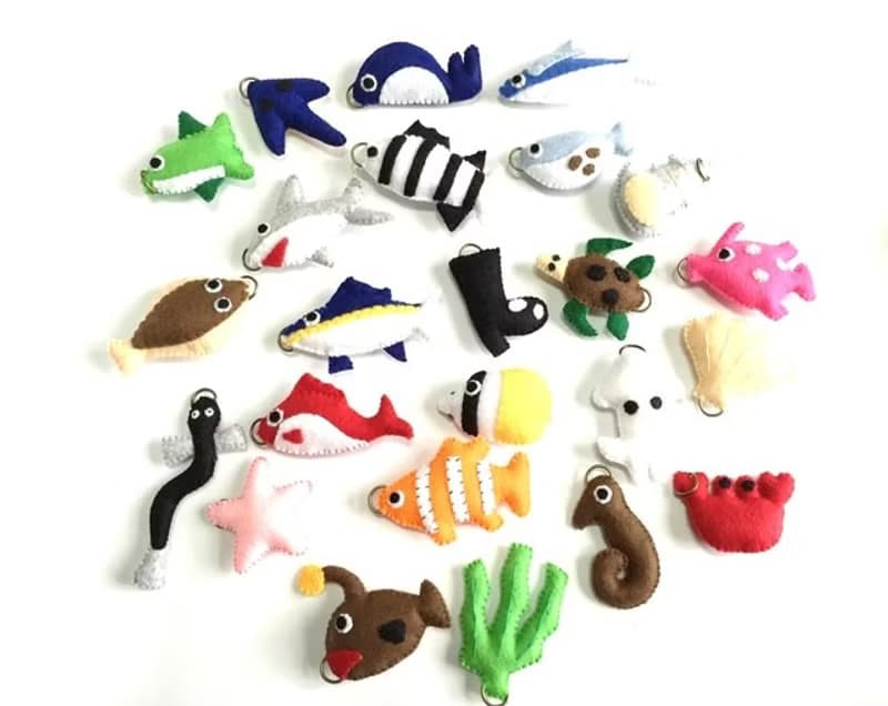 フェルト　魚釣りセット　大量　知育おもちゃ　グッズ　手作り　ゲーム