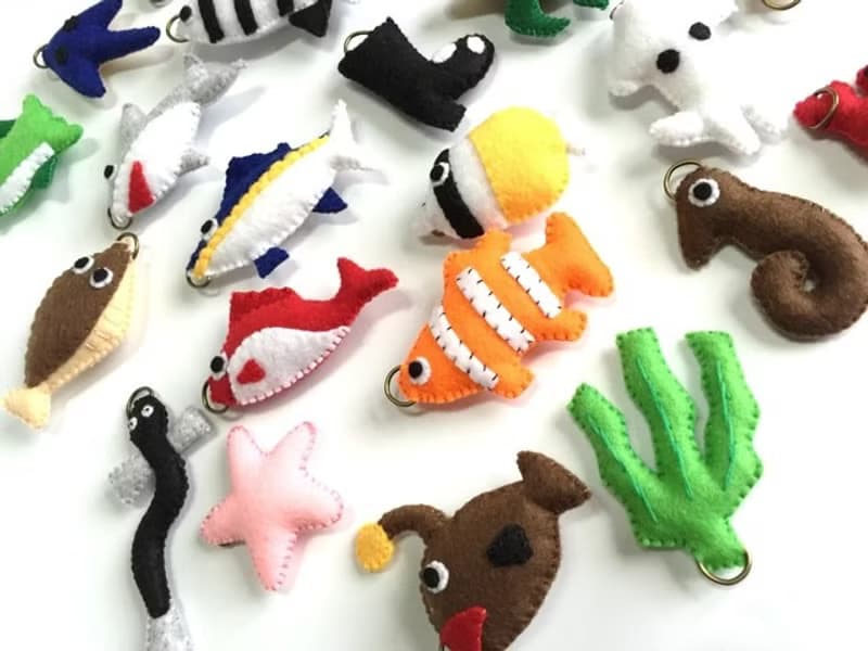 フェルト　魚釣りセット　大量　知育おもちゃ　グッズ　手作り　ゲーム