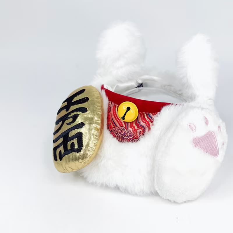 【MOMOJI】FORTUNE CAT 招財貓 寵物新年圍兜 Col1,2