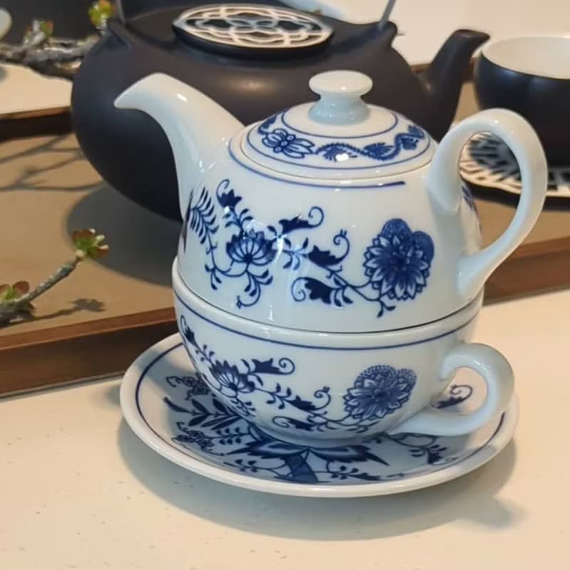 布拉格高堡經典壺杯盤三件組 / 新婚禮物 /  婚禮