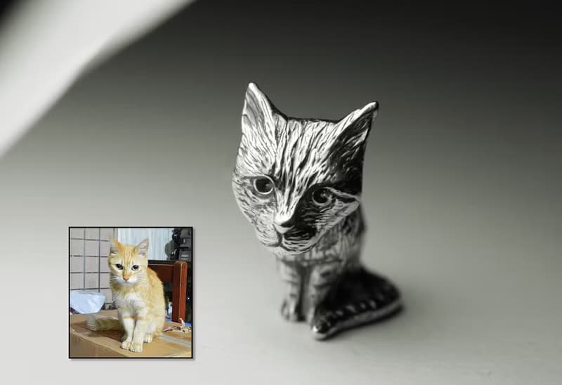 全立體寵物項鍊訂製