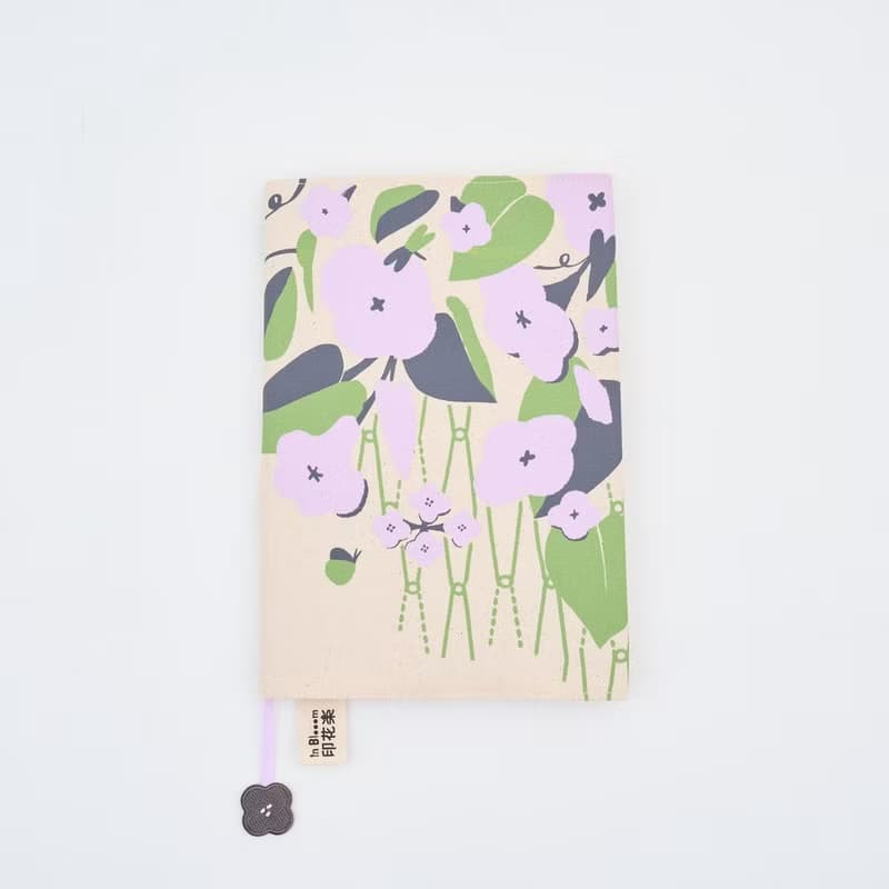 25K 布書衣 (含刺繡書籤繩)/小龍頌春/晨曦紫