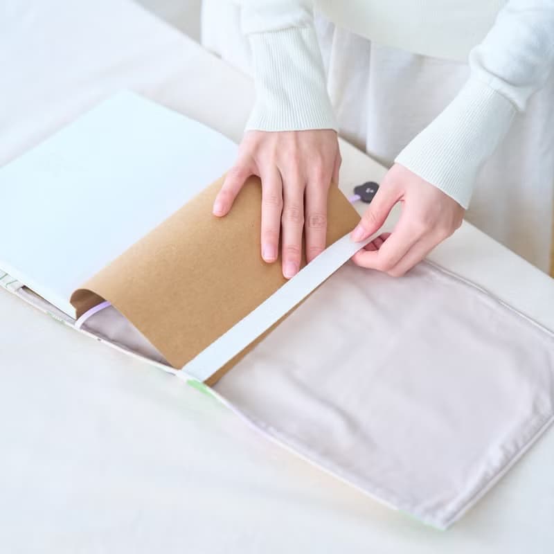 25K 布書衣 (含刺繡書籤繩)/小龍頌春/晨曦紫