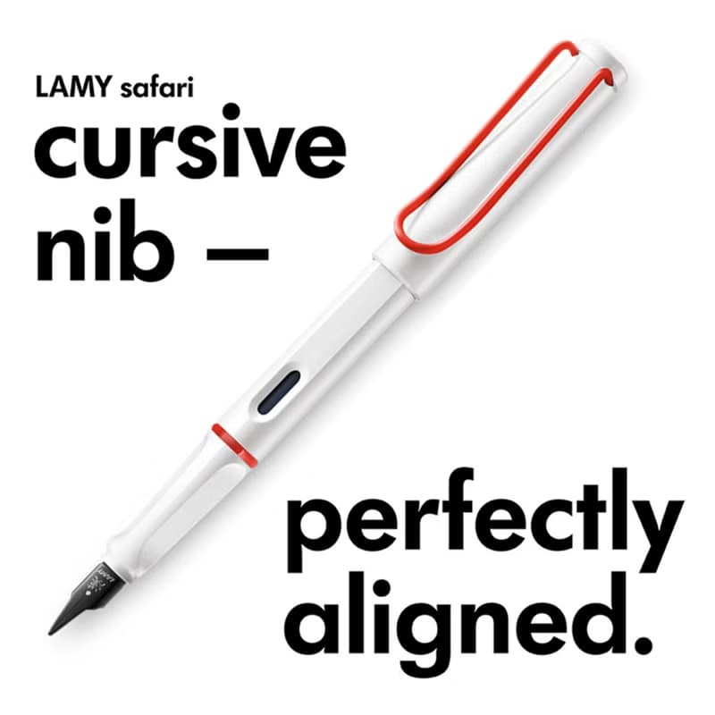 LAMY 全球限量 漢字筆尖鋼筆禮盒 / safari 狩獵者系列 - 紅白款