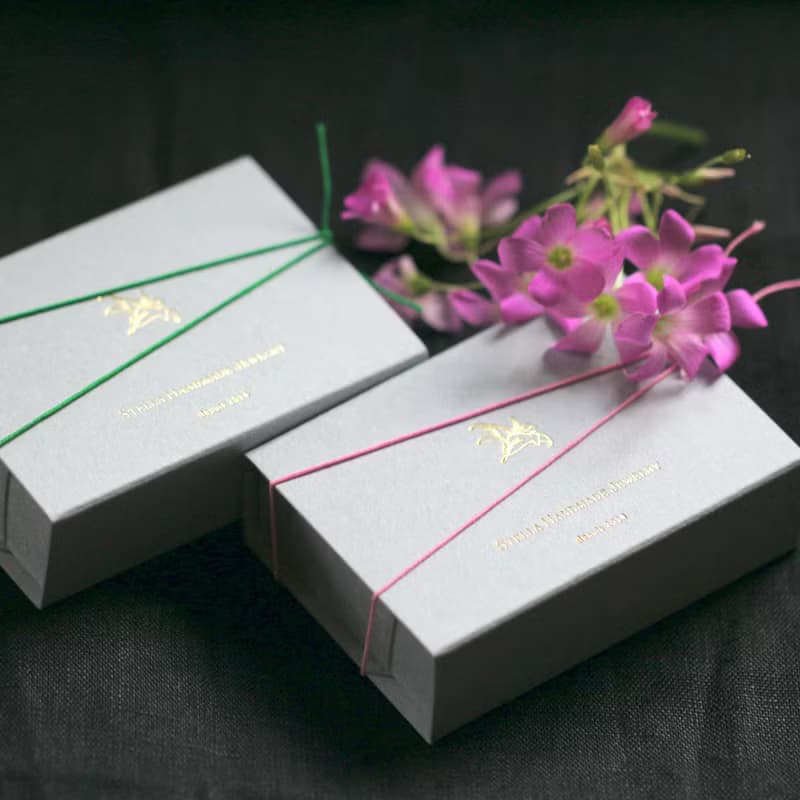 2Way Ring & Ear cuff Handmade 14kgf  Three Strands Swarovski Pearl【gift box】