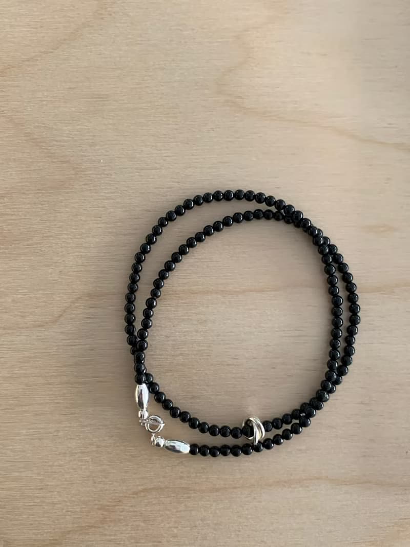 Zhu.handcrafted__Composed__純銀/黑瑪瑙