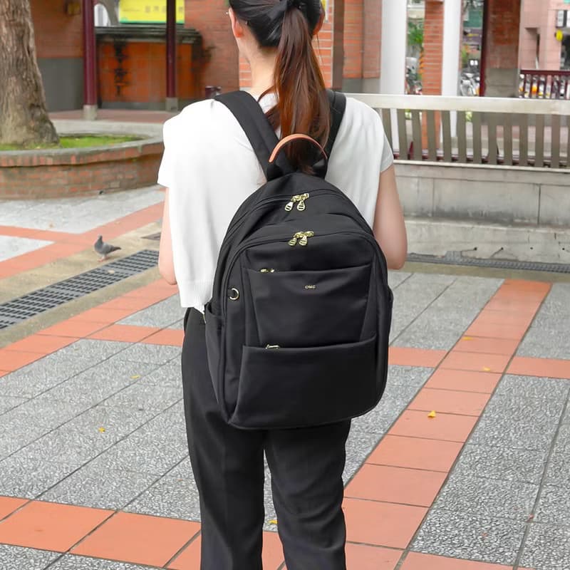 休閒商務紓壓後背包03486(黑色)