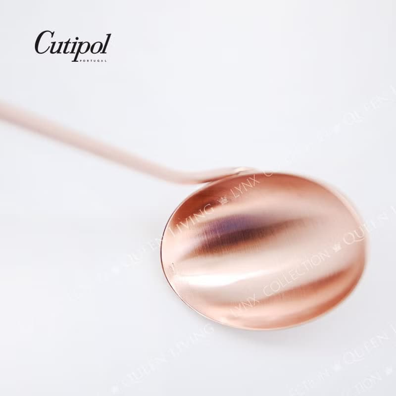 葡萄牙 Cutipol GOA系列白玫瑰金 29.5cm大湯勺