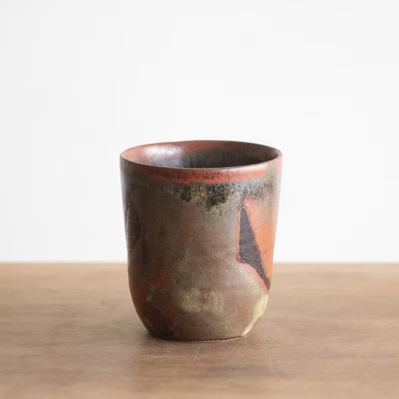 陶杯 彤紅３２