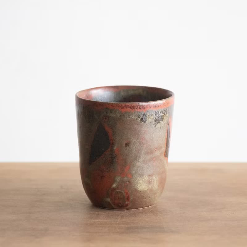 陶杯 彤紅３２