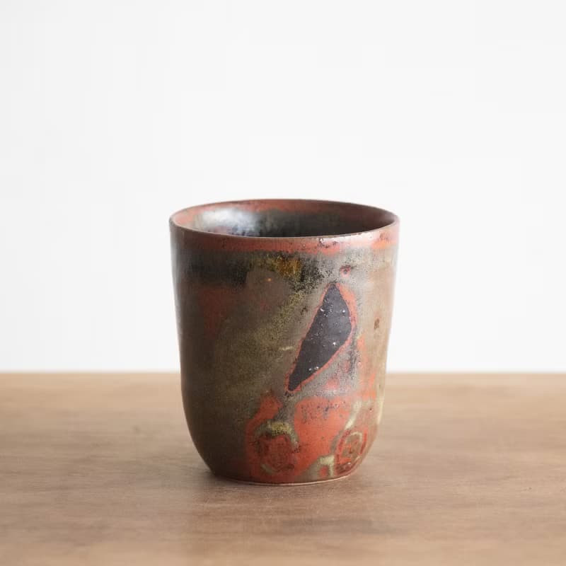 陶杯 彤紅３２