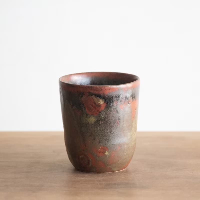 陶杯 彤紅３２