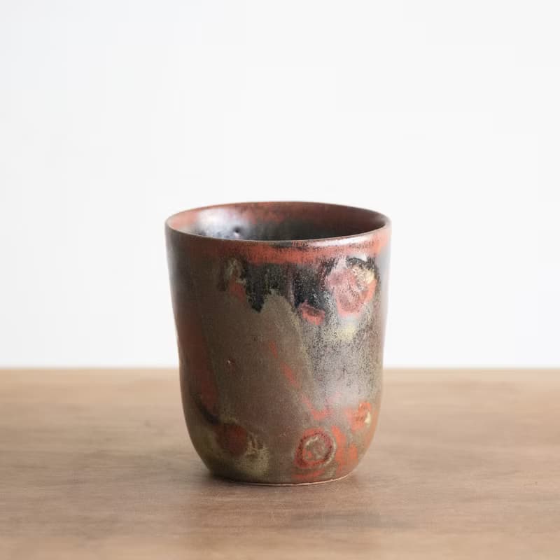 陶杯 彤紅３２