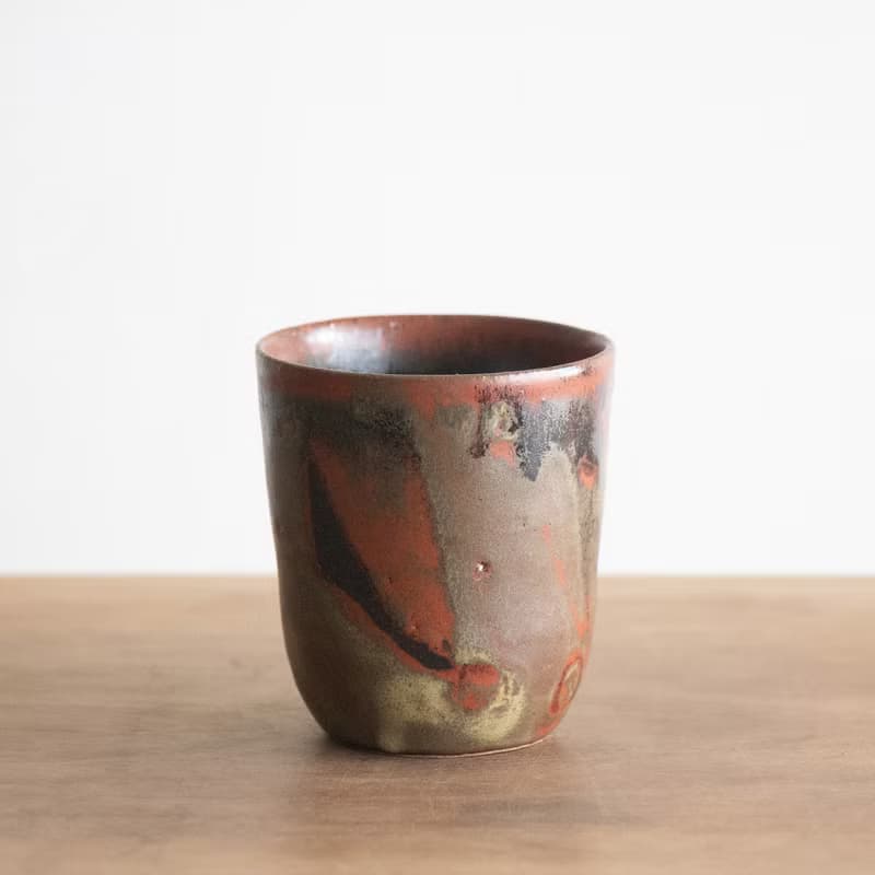 陶杯 彤紅３２