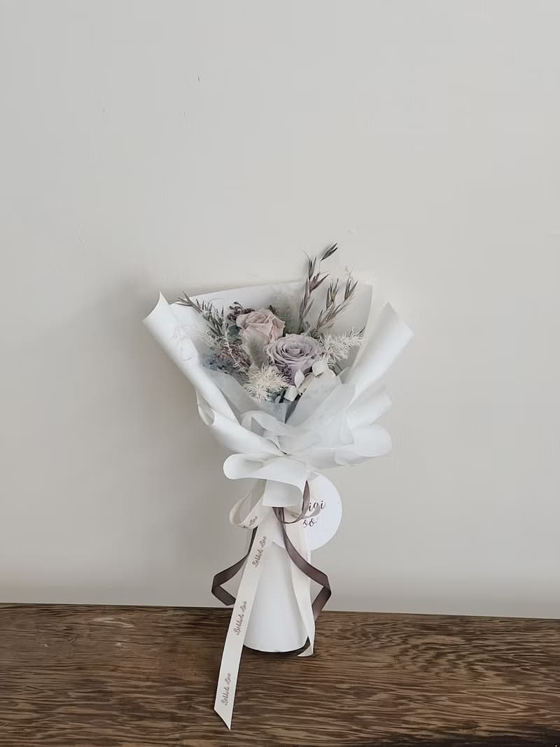 【永生玫瑰花花束】• 情人節/永生玫瑰花/永生玫瑰花花束/玫瑰花