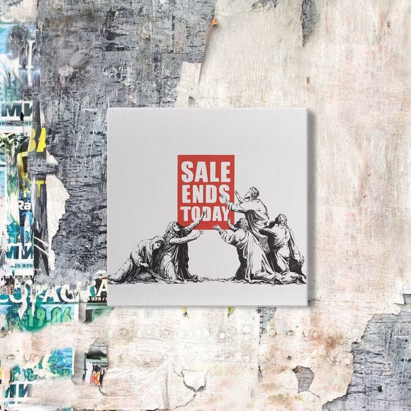 【英國 Banksy】藍牙畫布音箱 聯名款 Sale Ends-結束營業