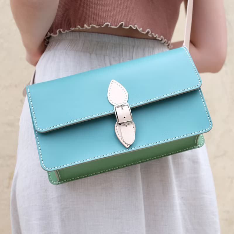 Nintendo Switch Lite 手袋 | 手縫皮革完成品 | 動森配色 BSP156