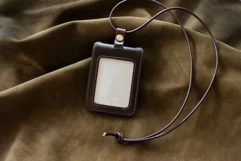 復古黑巧克力棕牛皮雙層證件套