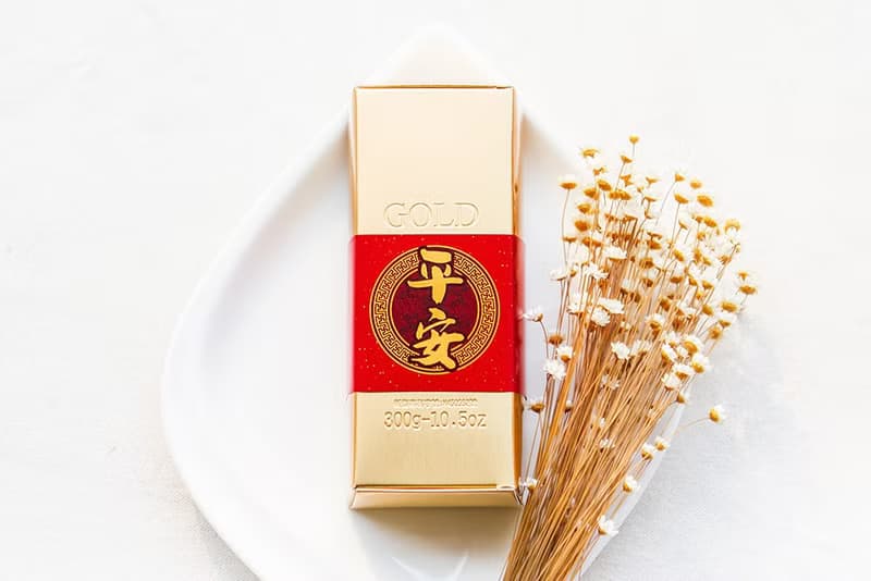 婚禮專用金磚米 X1套6盒可堆疊組 (6句吉祥話-幸福 美滿 平安...