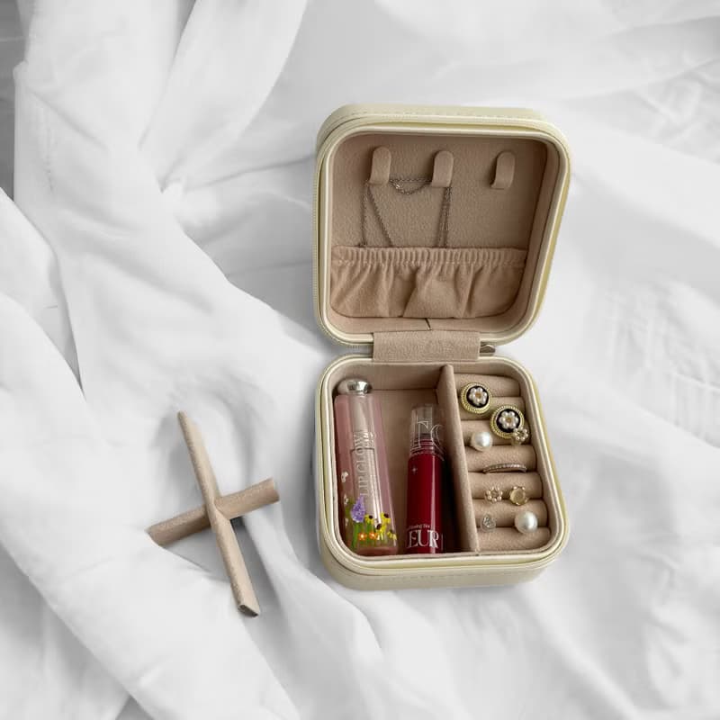 姊妹伴娘禮 結婚禮物 高雅大方首飾盒 自訂姓名 手繪飾品盒