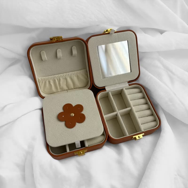 姊妹伴娘禮 結婚禮物 高雅大方首飾盒 自訂姓名 手繪飾品盒