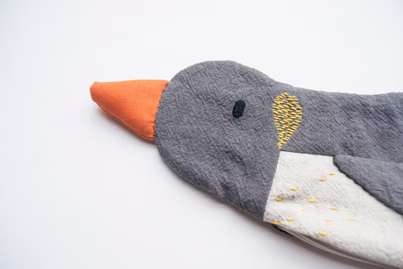 Penguin travel cutlery pouch case - Ash