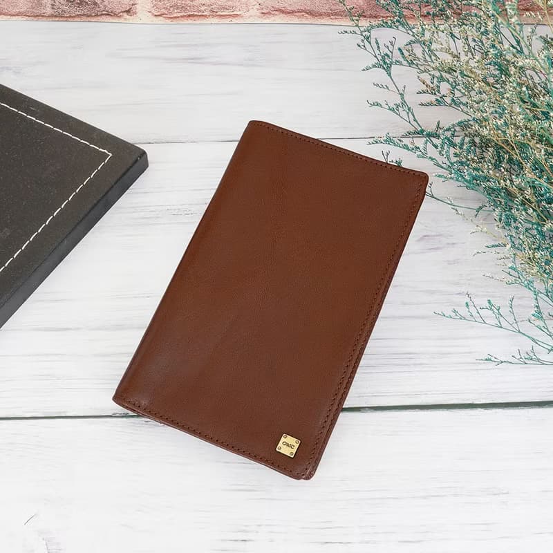 義大利植鞣革機能款牛皮護照夾