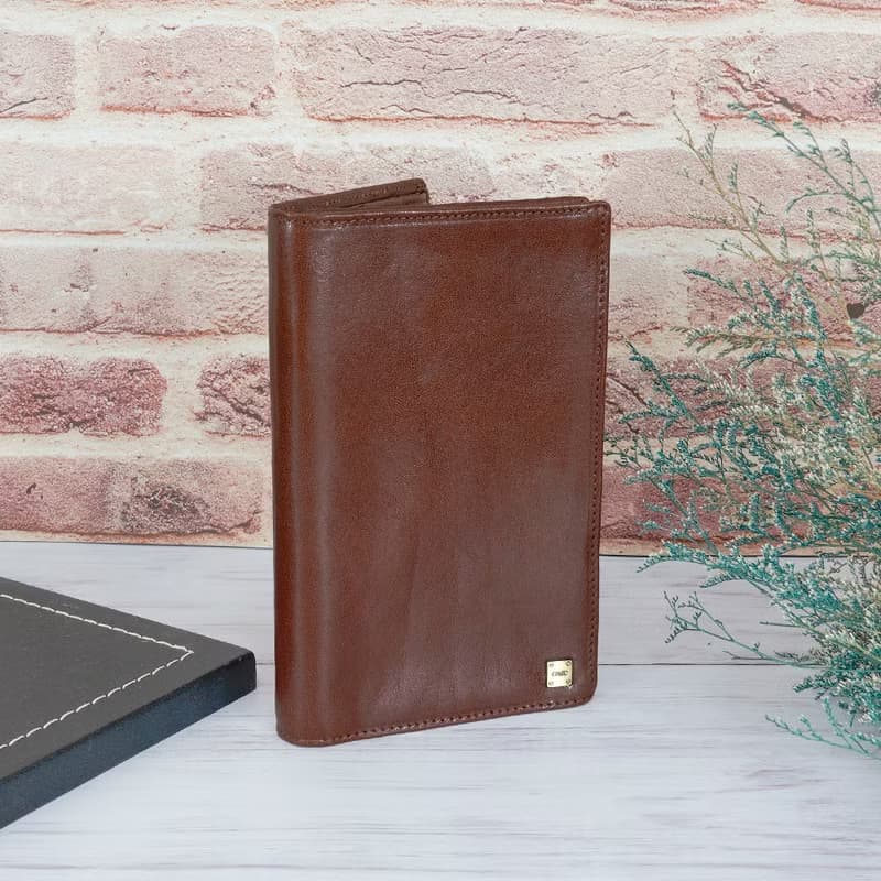 義大利植鞣革機能款牛皮護照夾