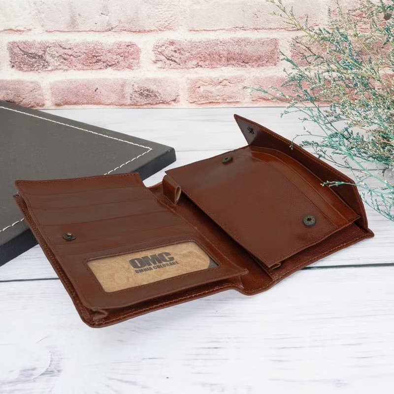 義大利植鞣革機能款牛皮護照夾