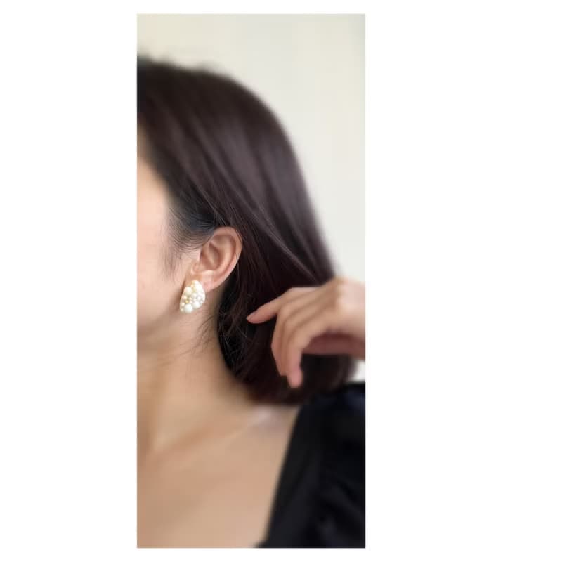 靜謐耳環 | 樹脂耳飾 | 夾式/穿式 | clip-on/pierced