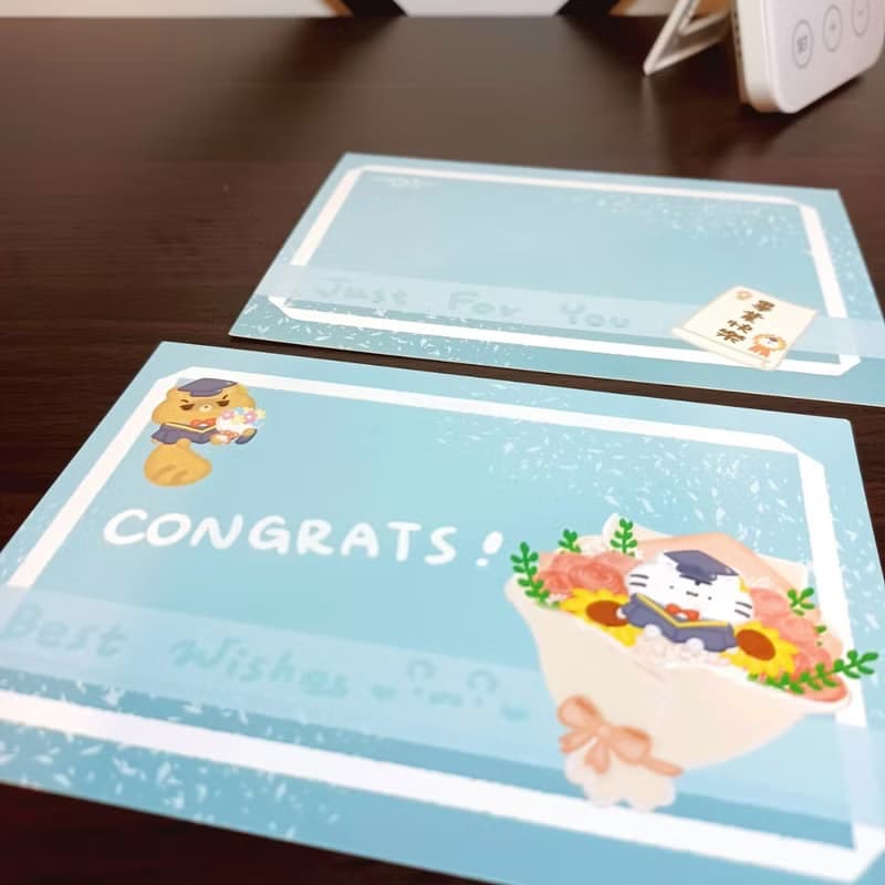 畢業花束 - 畢業明信片 - 系列2