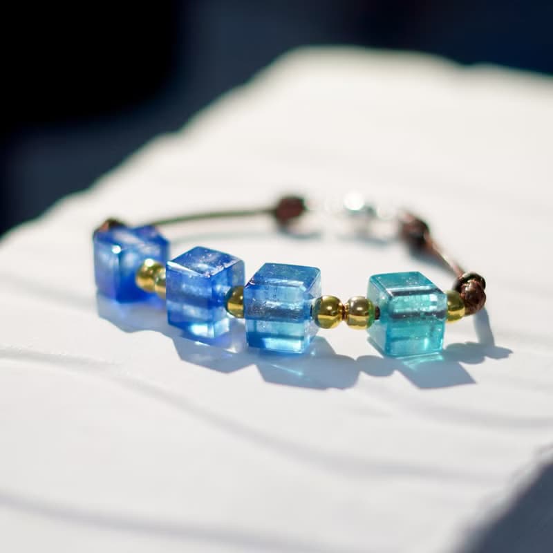 手鍊 |樹脂銀河立方體